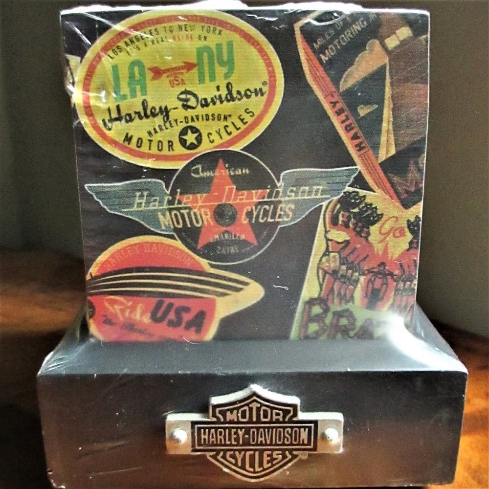 Harley-Davidson Y2K Note Cube w/Stand